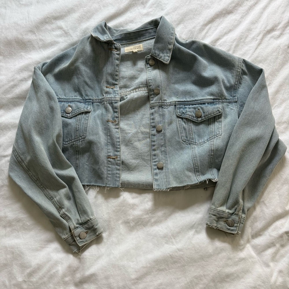 Cropped Denim Jacket